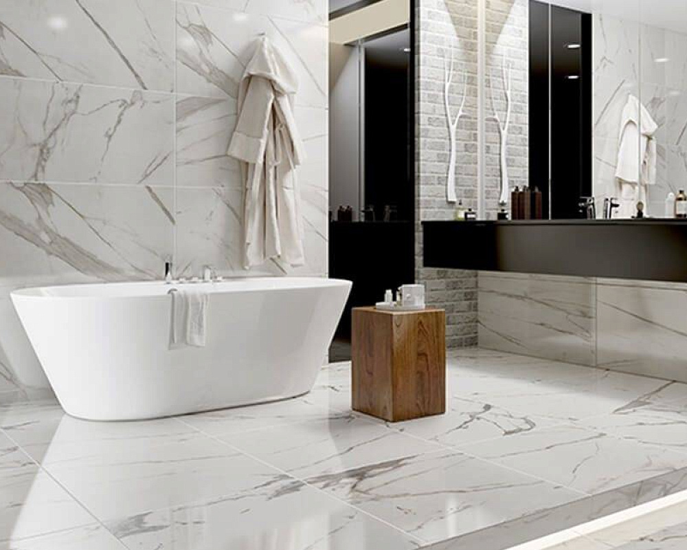 White Polished Rect 60x120